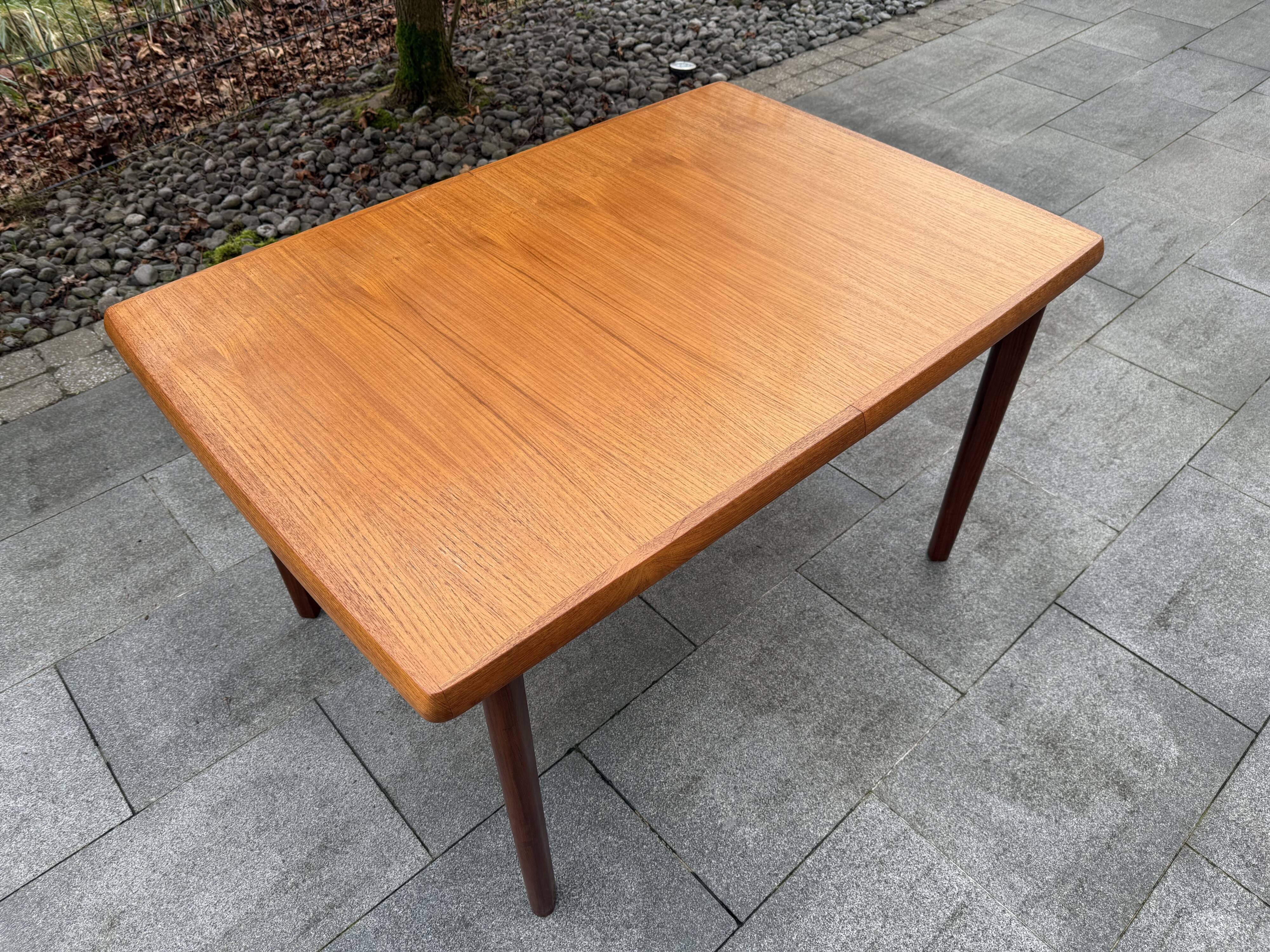 Scandinavian dining table Henning Kjaernulf Year 60