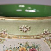 Hand-decorated G. Deruta vase, 1970s
