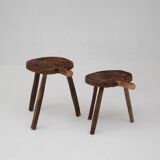 Rustic Antique Wooden Stools