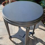 "Black steel" tea table, art deco 1920