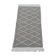 Tapis descente de lit gris et blanc 73x139cm