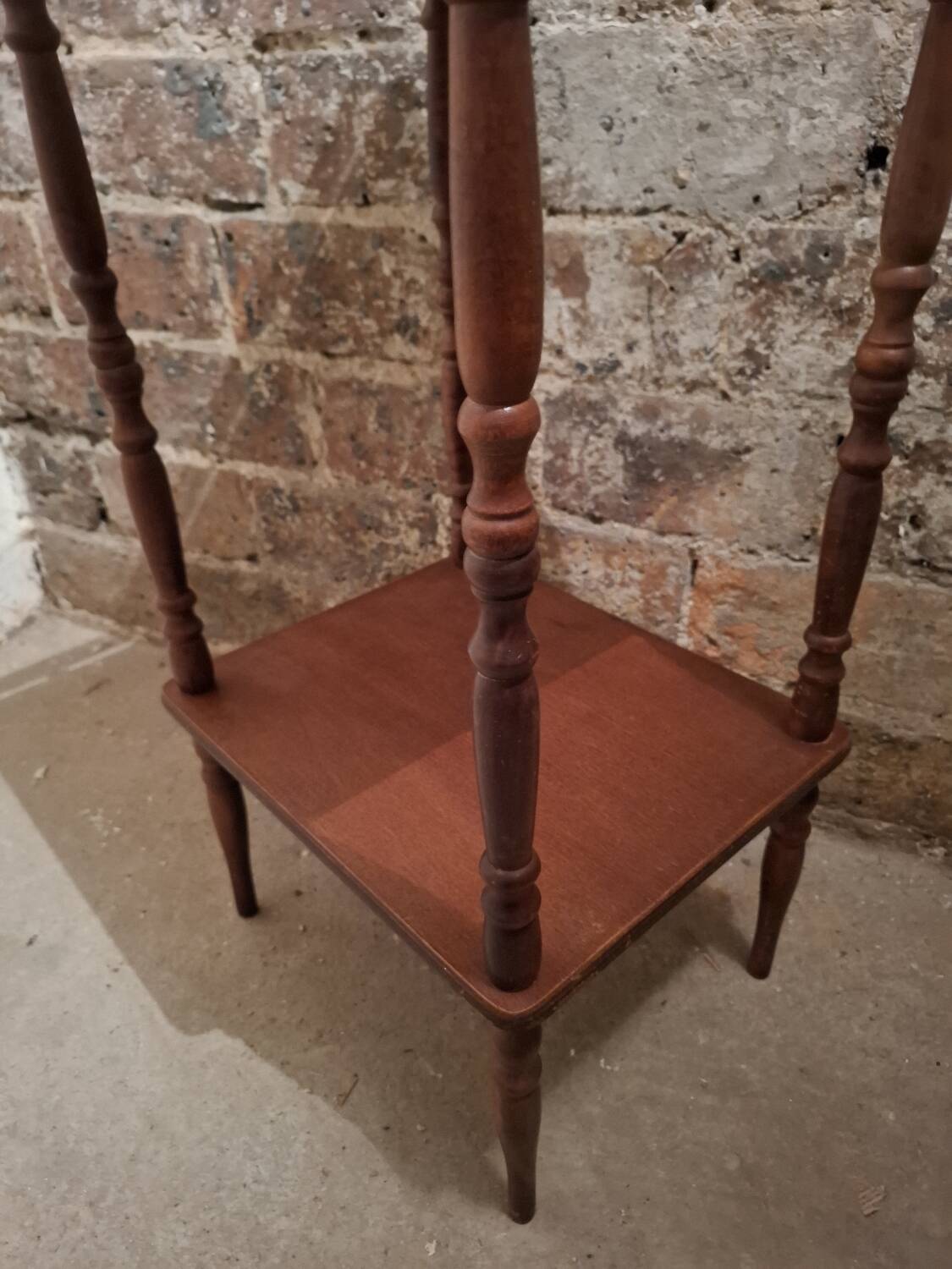 Small vintage wooden console