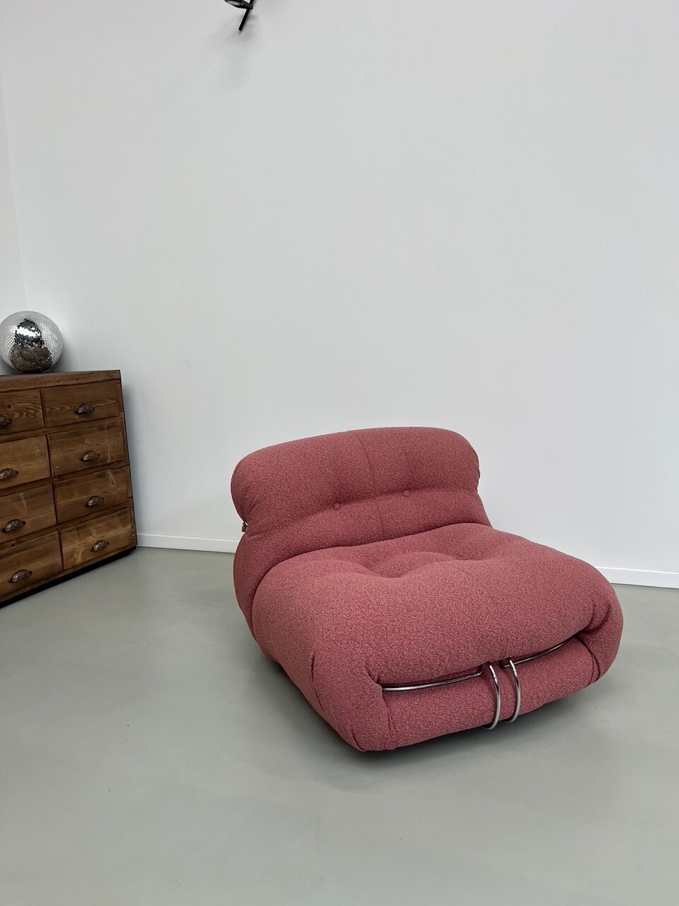 Armchair Soriana Afra and Tobia Scarpa 60s Cassina