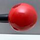 Desk lamp, vintage table lamp red, ball lamp