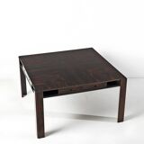 Table attribuée à Gianfranco Frattini en ébène Massacar Italie 1970