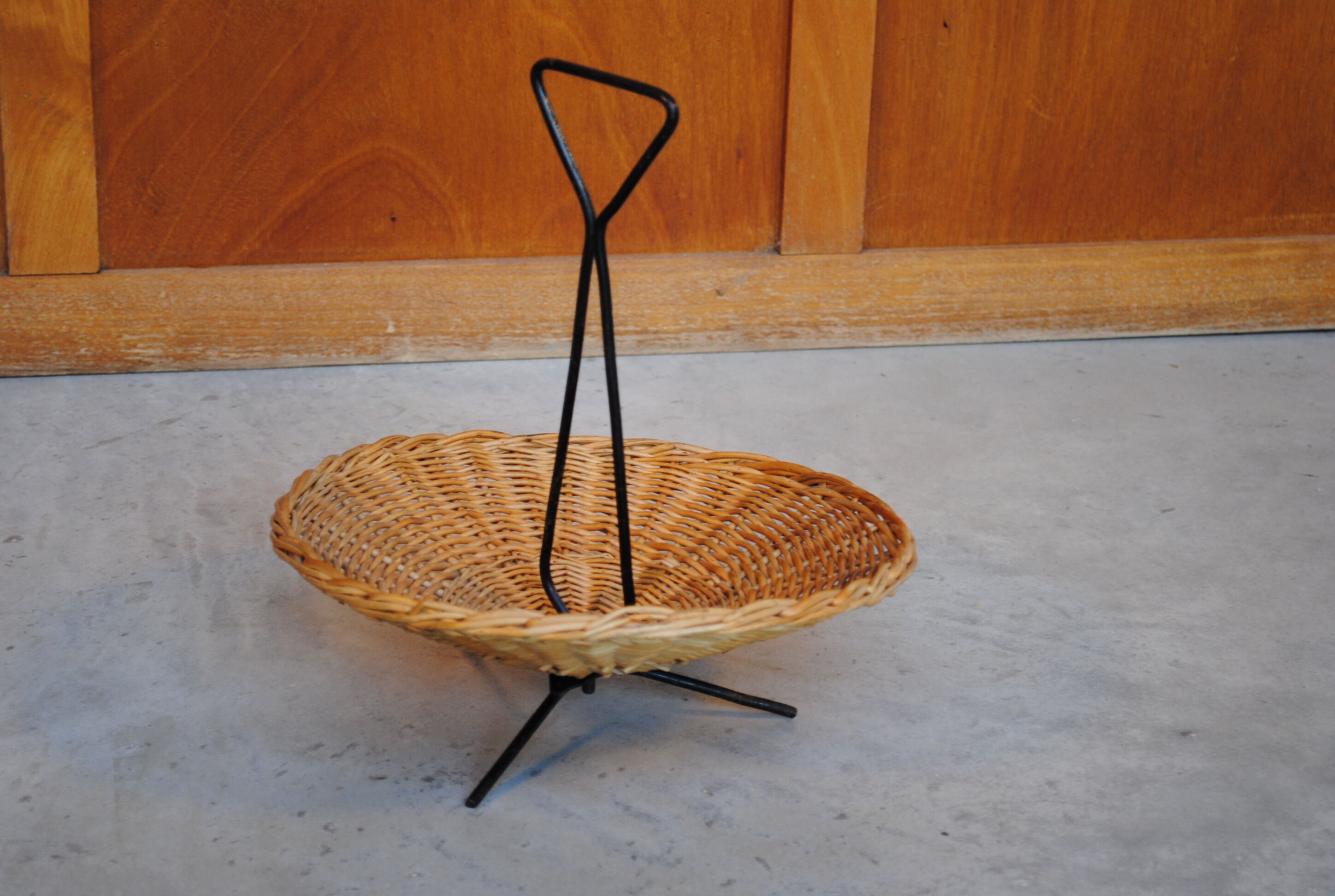 Wicker fruit basket