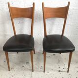 Pair of teak chairs 1950