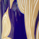 Set of 2 Royal Bavarian Echt Cobalt Porcelain Vases