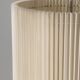 Lampadaire vintage des années 60 en métal et abat-jour plissé design italien