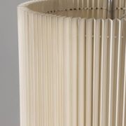 Vintage 1960s floor lamp in metal and pleated shade Italian design