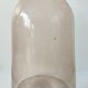 Frosted pale pink glass carafe 29 cm
