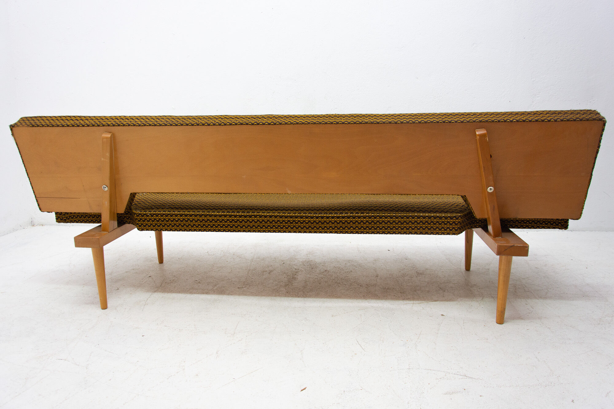 Midcentury adjustable sofa bench by Miroslav Navrátil, 1960s, Czechoslovakia