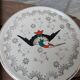 Dessous de plat et 2 dessous de bouteille Longwy modèle Chypre