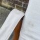 Vintage safari chair 1960s Denmark with canvas minimalist design
