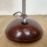 Vintage Brown Bakelite Gooseneck Table Lamp, 1950s