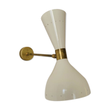 White italian diabolo wall lamp