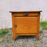 Small vintage wooden storage jam maker