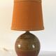 Vintage lamp in glazed stoneware 70s