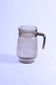 Pichet vintage verre fumé gris/marron grisé