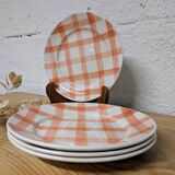 Moulin des Loups & Hamage plate - tablecloth model