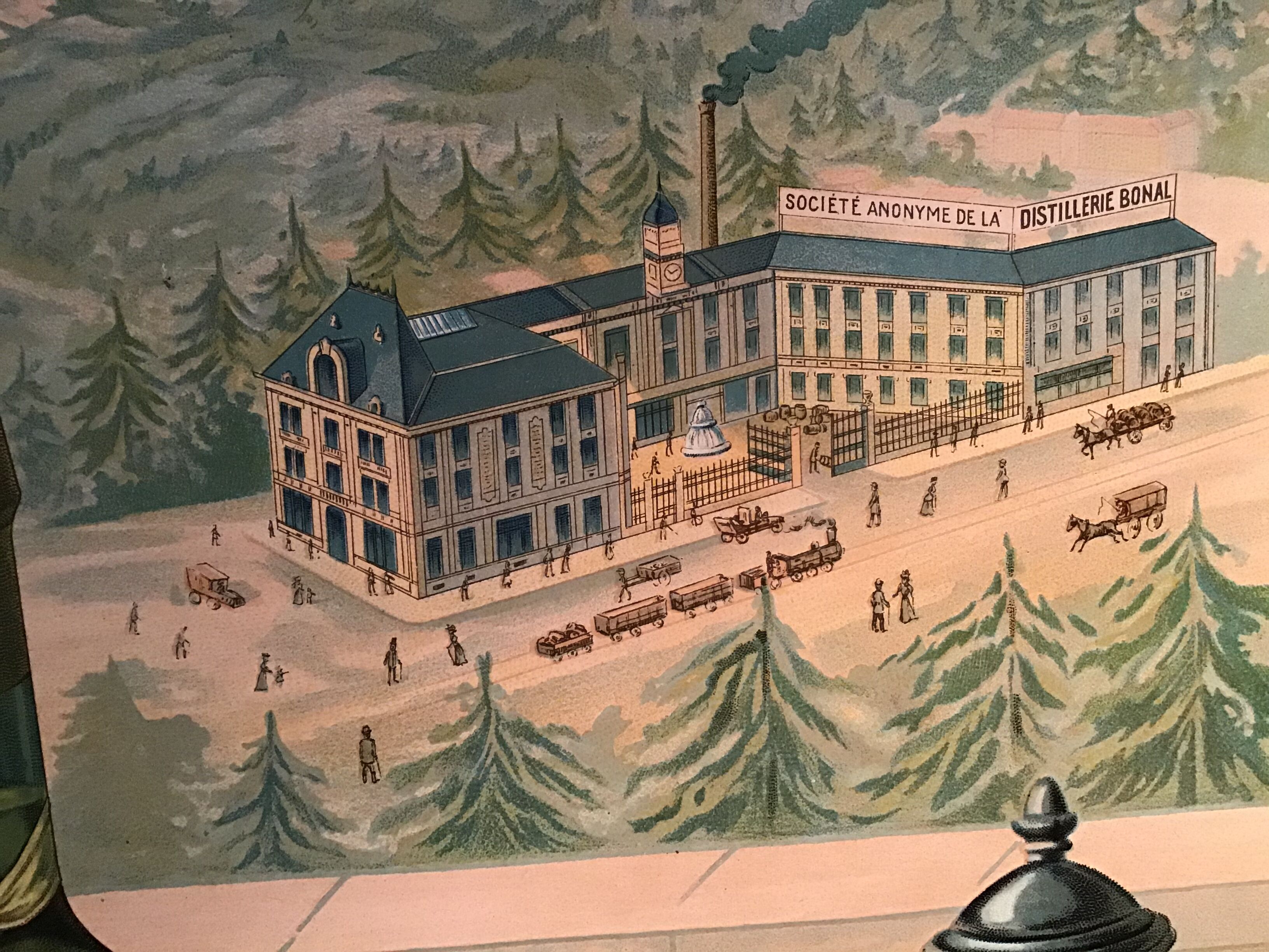 Old advertising poster