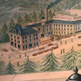 Old advertising poster
