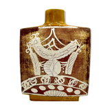 Gilbert Portanier vase decorated with stylized bird