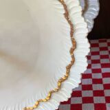 Silent plate three plates Limoges Charles Ahrenfeldt