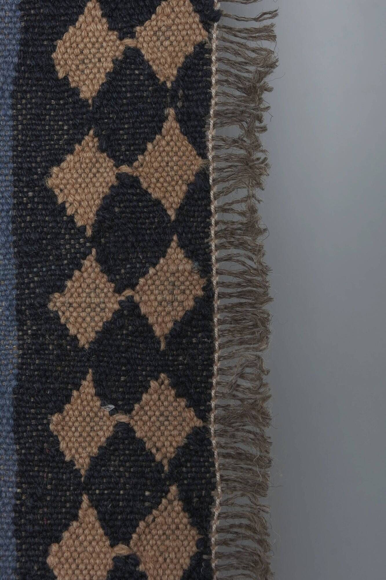 Vintage Turkish kilim handwoven 193x193 cm