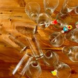 Set of lemonade glasses