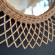 Rattan sun mirror 27cm