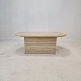 Travertin coffee table