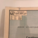 Vintage geography map of Morocco by Vidal Lablache.