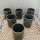 6 vintage handmade cups/mugs