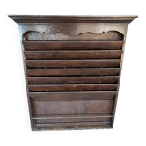 Antique wooden wall shelf