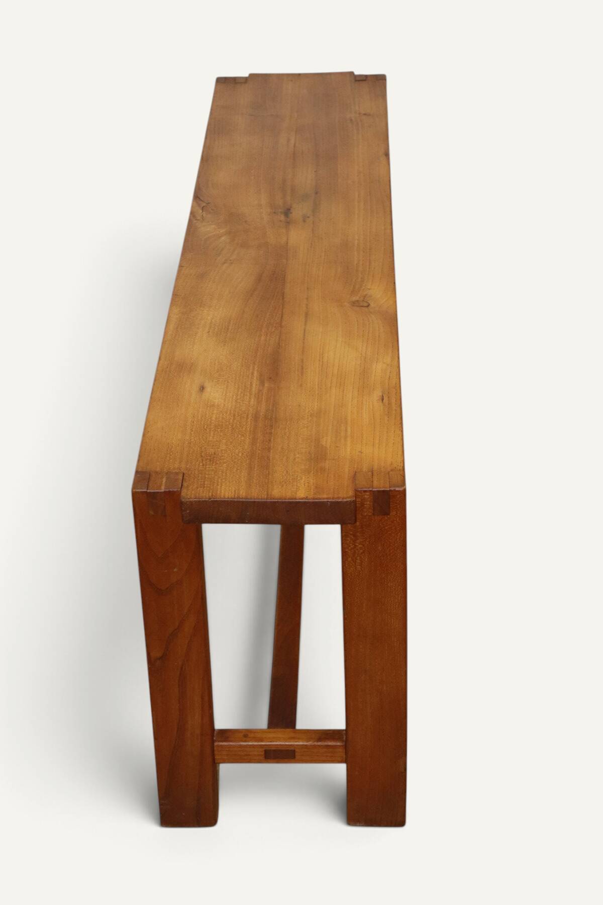 S09 bench in solid oak by Pierre Chapo – 1970s