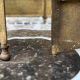 Old brass fireplace screen