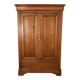 Louis-Philippe style wardrobe / TV unit in solid cherry wood