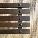 Wooden stool plant holder