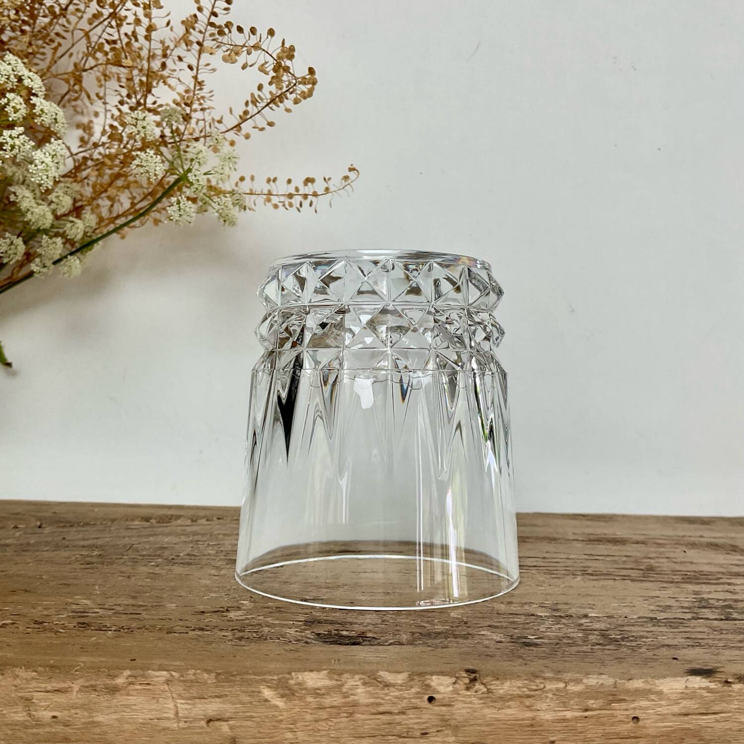 4 vintage whiskey glasses