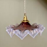 Vintage glass lampshade suspension