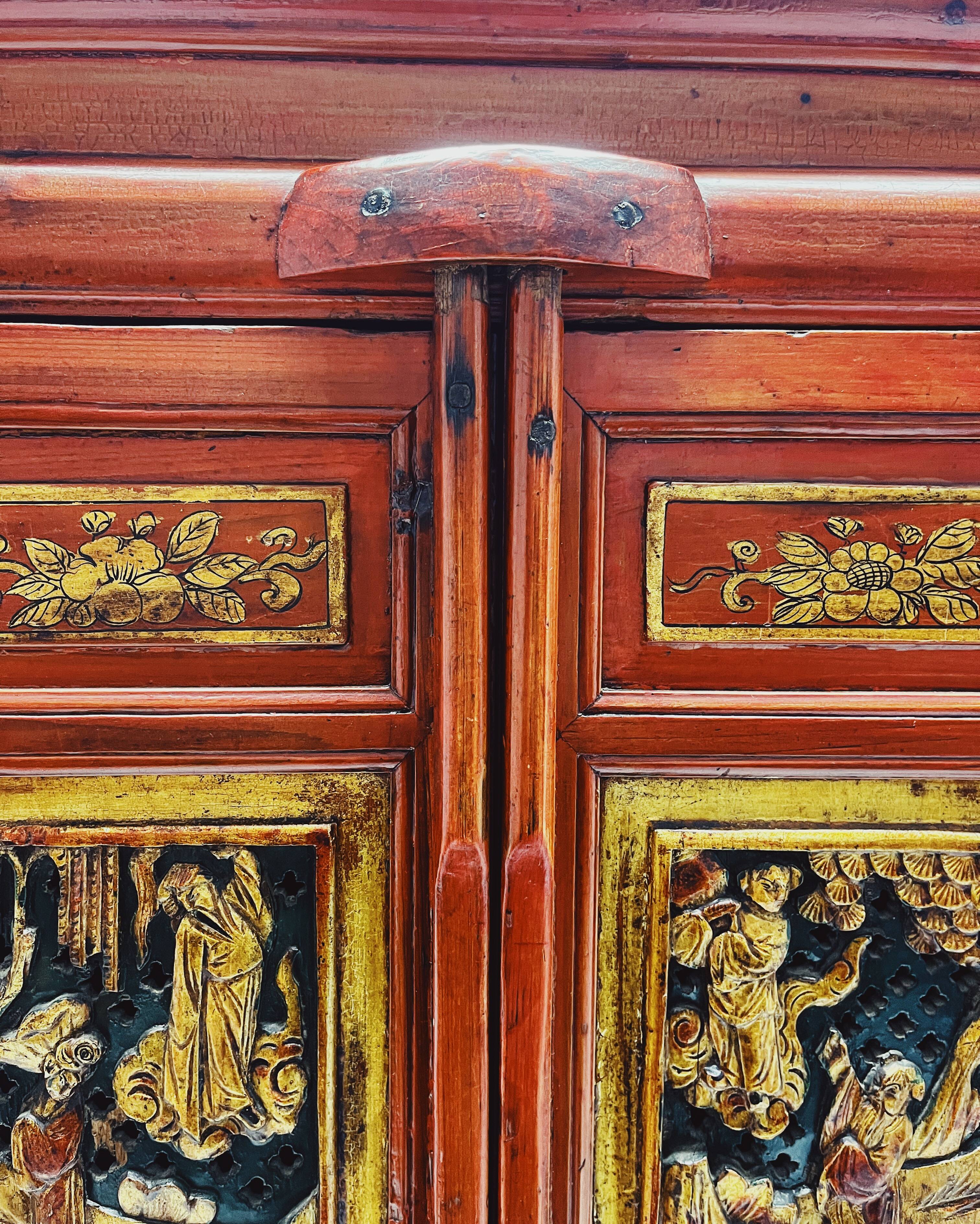 Antique Chinese wooden cabinet