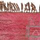Ancient Berber rug 85x2.20