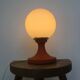 Table lamp foot tulip and opaline vintage 1960 orange