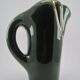 Modernist pitcher in green and gold glazed ceramic, brand MAGDALITHE MADE IN FRANCE around 1950 1