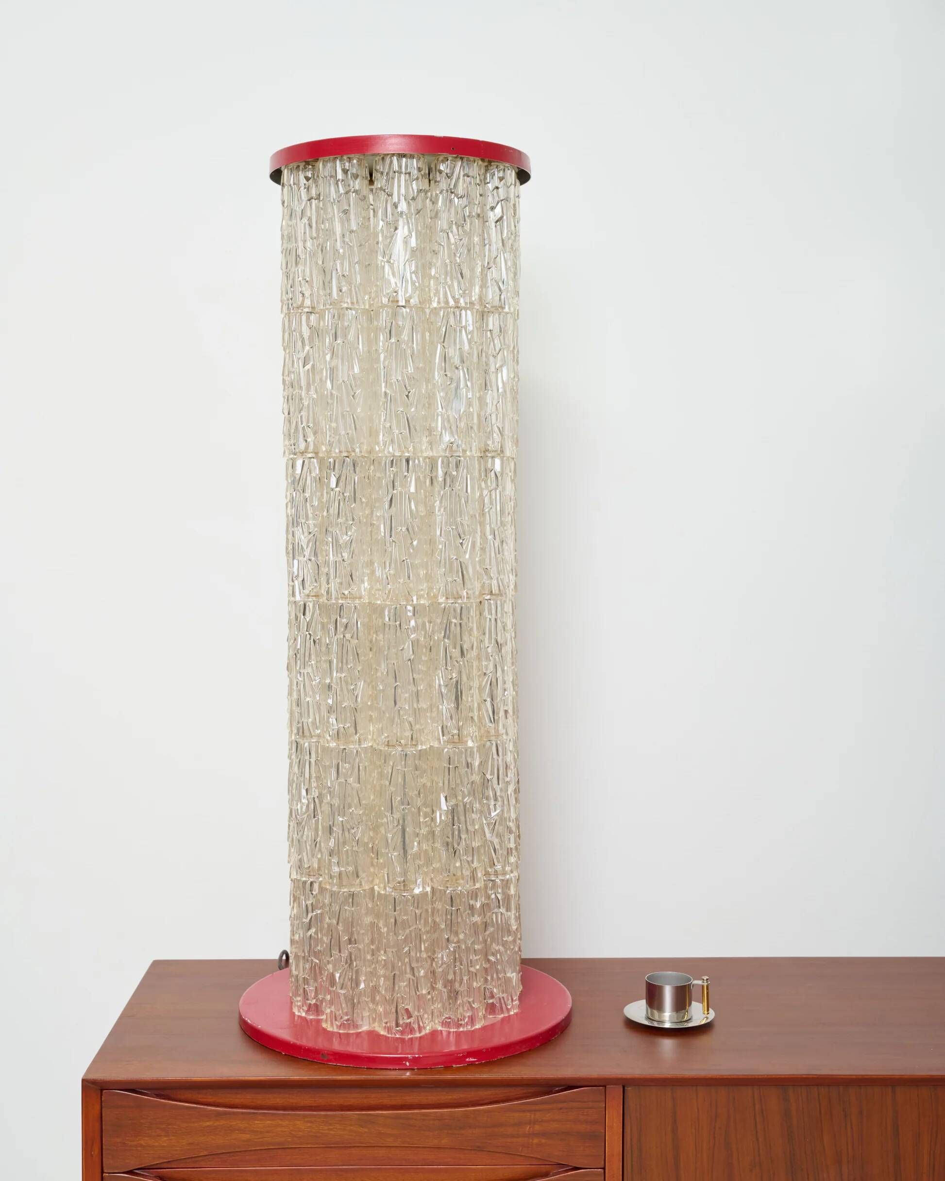 XXL table lamp, dlg Tronchi, JT Kalmar, 1970s