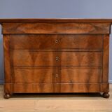 Walnut burl commode, Restoration period – early 19th century
