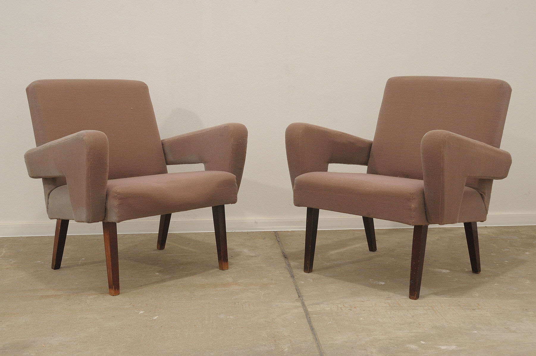 Paire de fauteuils Midcentury Jitona, années 1970, Tchécoslovaquie
