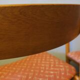 Pair of Borge Mogensen J39 Shaker chairs in solid elm-wood, 1950s