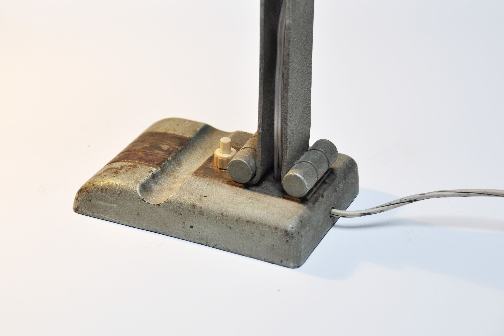 French art deco desk lamp in the style of rene koechlin, 1930s